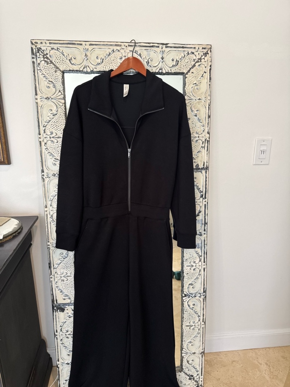 SPANX Air Essentials long sleeve wide leg jumpsuit